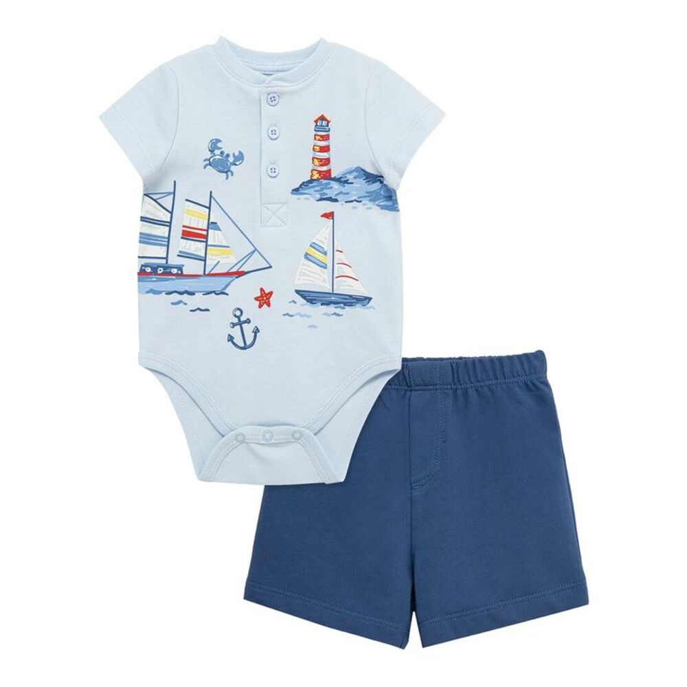 Little Me Baby-Boys  Nautical Short Set
